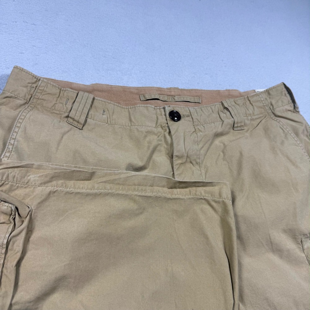 Polo Ralph Lauren Utility Canvas Cargo Shorts Mens Tan Khaki‎ Cotton 36